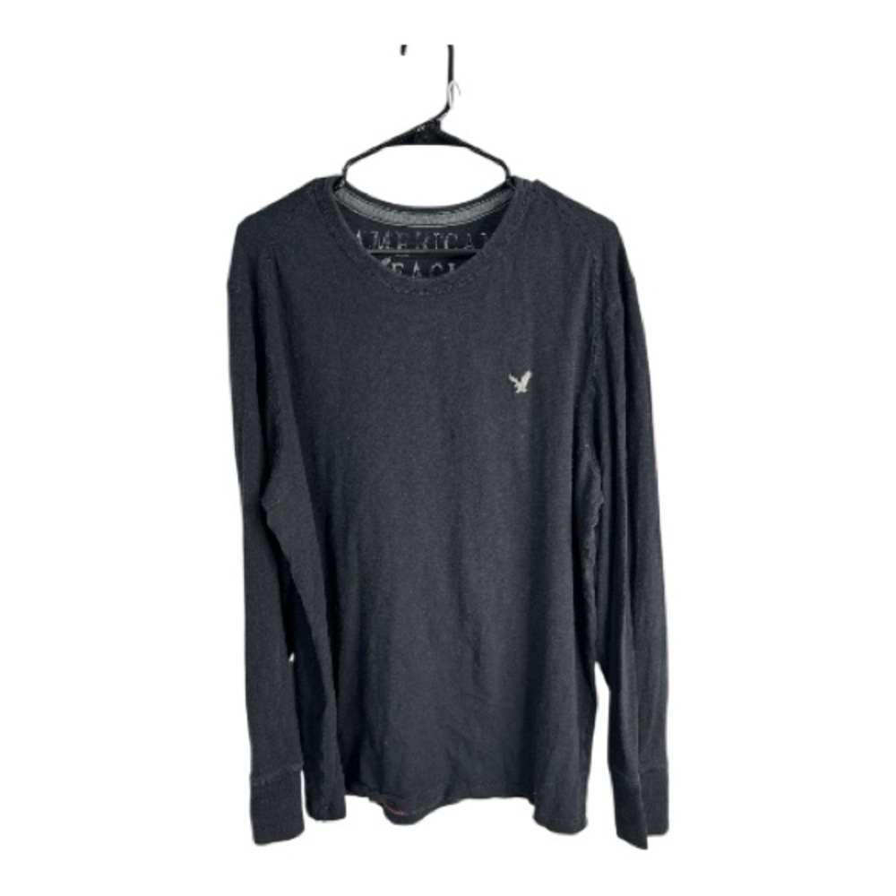 American Eagle Outfitters Men’s Black Long Sleeve Tee Size XL
